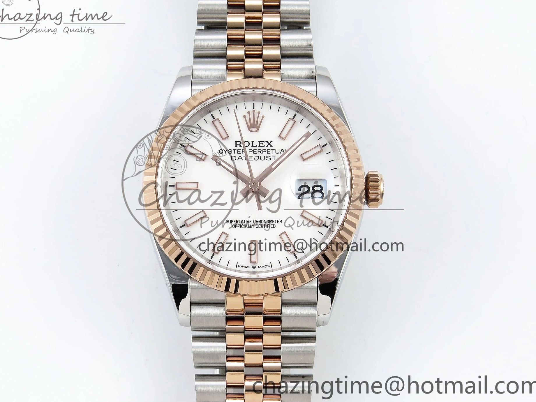 Edition Best APF Dial DateJust RG 904L Jubilee VR3235 Sitck Bracelet SS 1:1 36 on White Steel 126231 0217